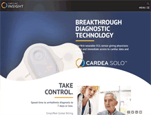 Tablet Screenshot of cardiacinsightinc.com